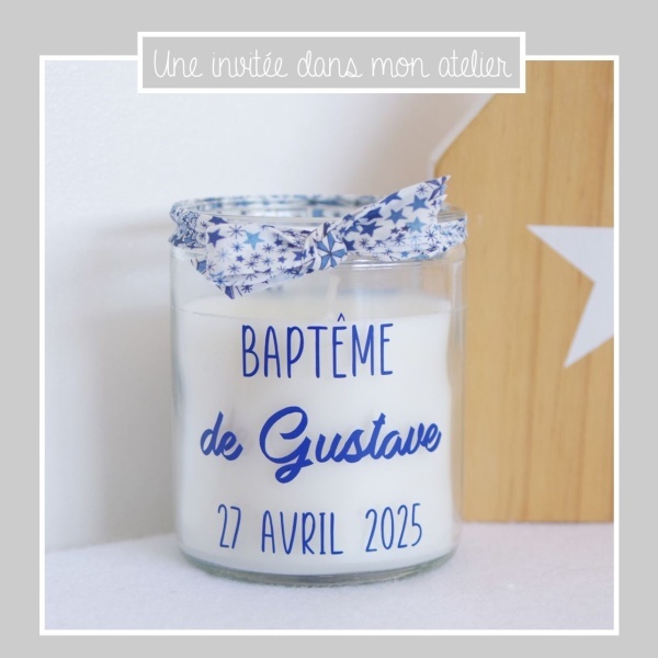 Bougie 8,50 cm Baptême – Image 3